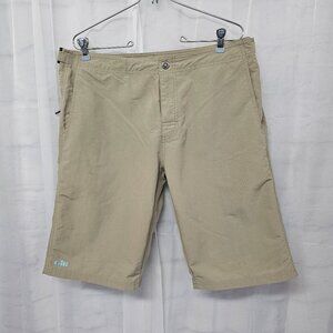 Gill Tan Athletic Bermuda Shorts Golfing Hiking 12